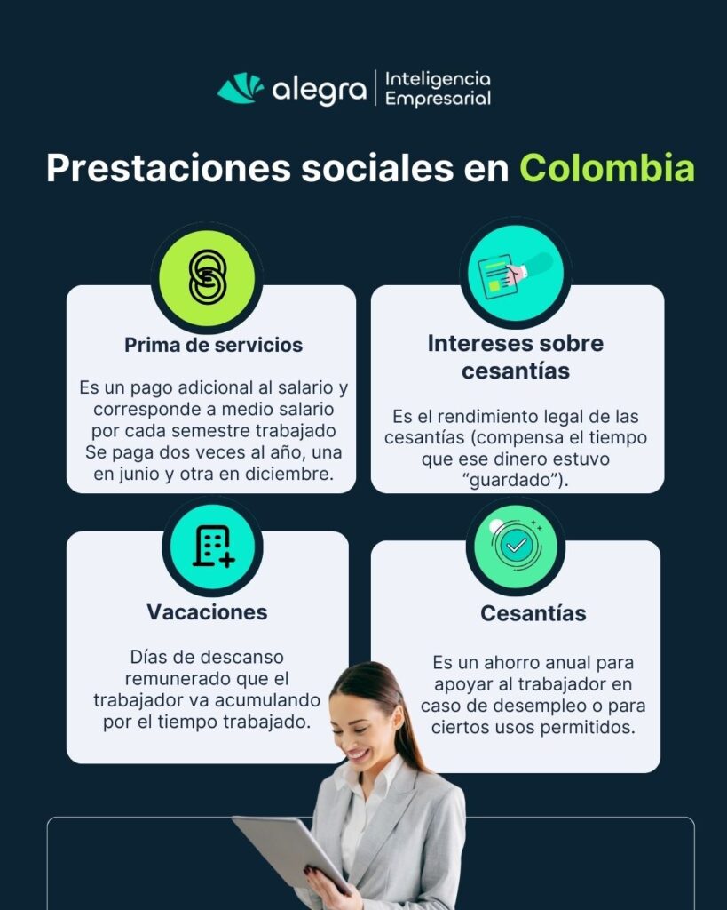Prestaciones sociales en Colombia