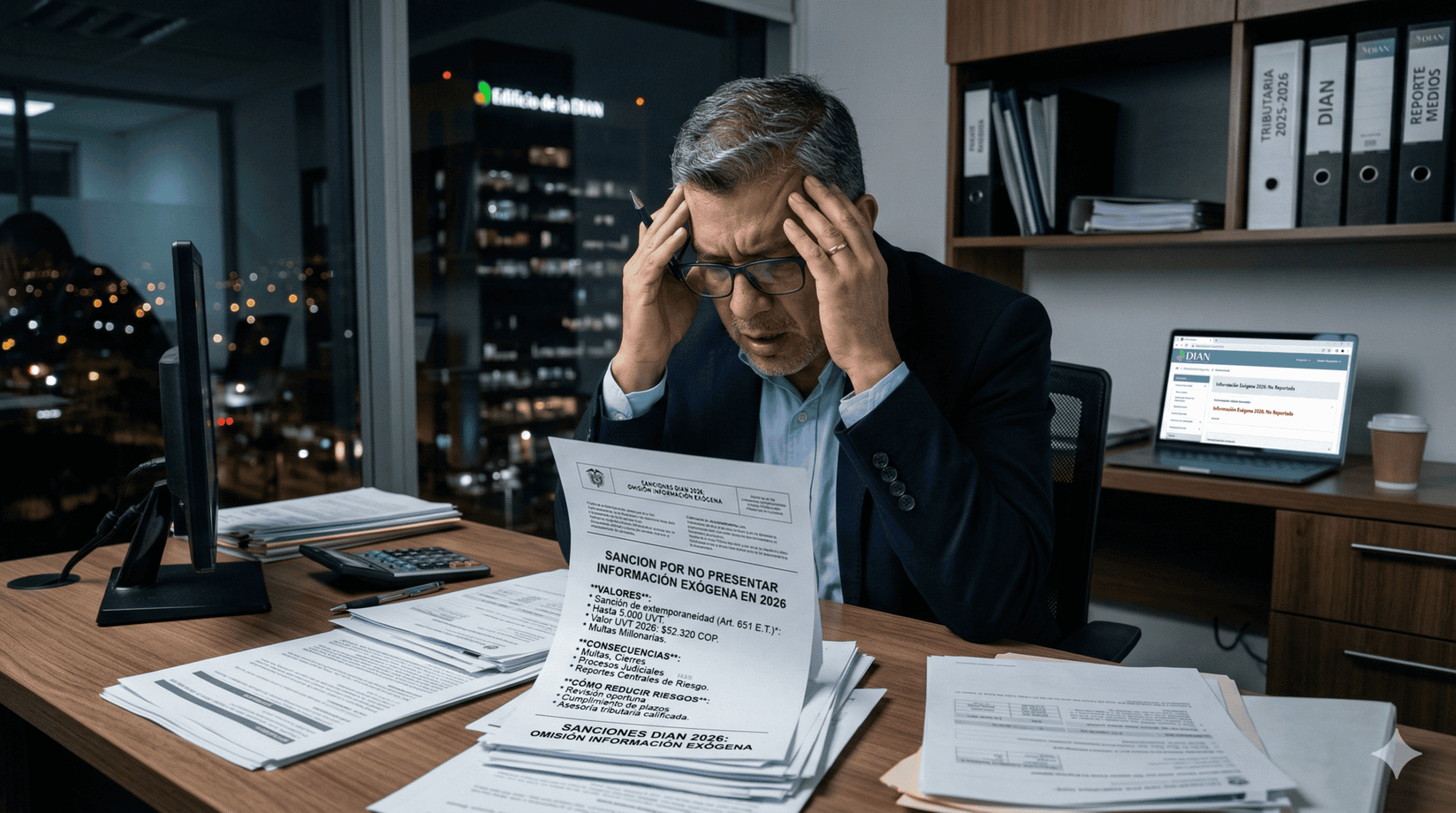 blog alegra sanción por no presentar información exógena Colombia