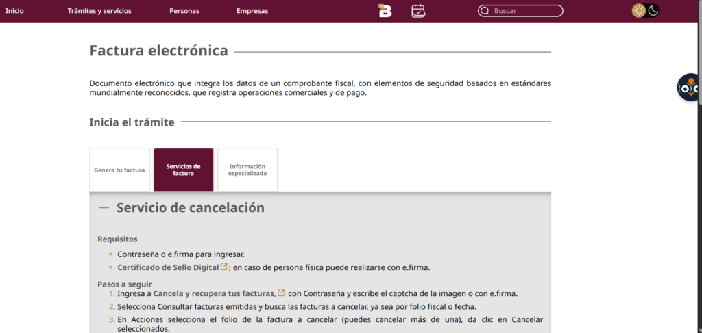 Pasos Para Sustituir Factura Cancelada En El Sat 2025 Captura de pantalla 2025 04 03 150934