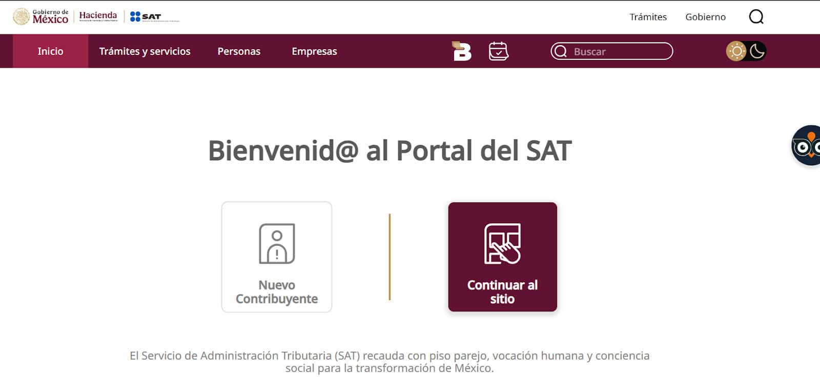 Declaración anual portal SAT