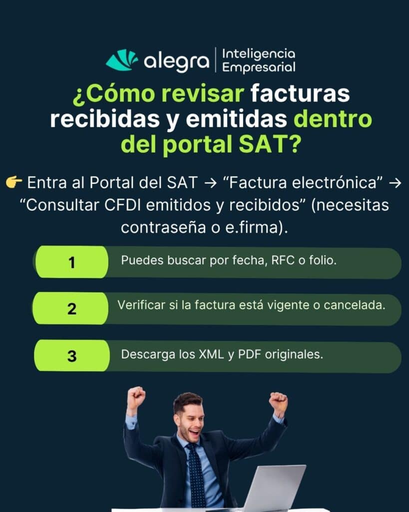 ¿Cómo validar facturas en el SAT?