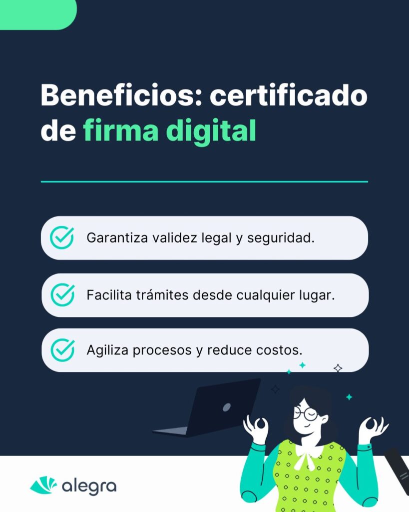 certificado de firma digital para factura electrónica