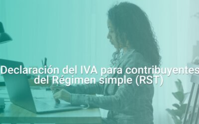 Declaración del IVA para contribuyentes del régimen simple